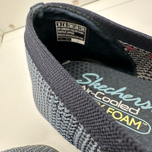 Skechers Cleo Navy/Blue Sport Our Town Flats Women’s Size 9 - Picture 4 of 7